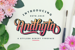 Andhyta: A Bold Handwritten Font for Branding