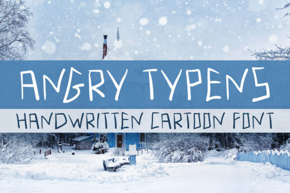 Angry Typens: A Bold Handwritten Font for Branding