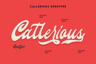 Callerious Font: A Bold Handwritten Typeface for Web Design