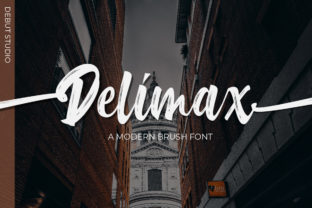 Delimax Font: A Modern Brush Typeface for Branding