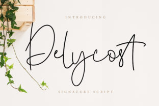 Delycost: A Bold Handwritten Font for Brand Identity