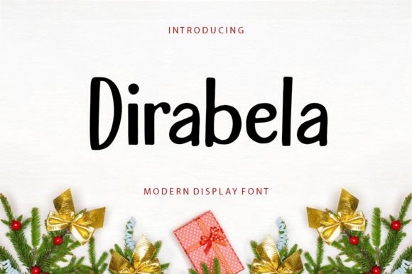Dirabela: A Handwritten Font for Editorial Design