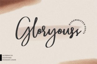 Gloryouss: A Bold Handwritten Font for Makers