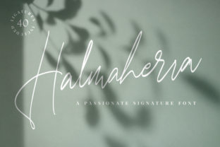 Halmaherra: A Handwritten Font for Branding