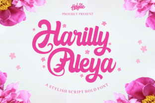 Harilly Aleya: The Bold Script Font for Branding