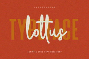 Lottus Typeface: A Modern Handwritten Font for Branding