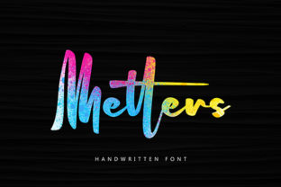 Metters: The Handwritten Font That Elevates Brand Identity