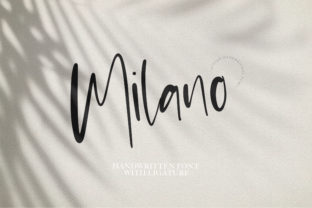 Milano Font: A Warm Handwritten Typeface for Branding
