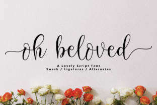 Oh Beloved Font: Elegant Script for Crafters