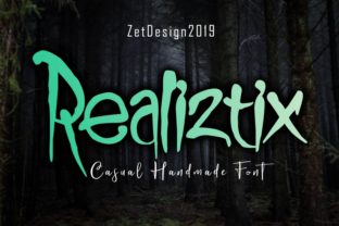 Realiztix: A Playful Handwritten Font for Bold Campaigns