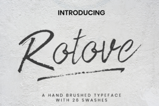Rotove: A Handwritten Font That Elevates Brand Identity
