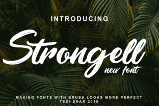 Setrongell: A Handwritten Typeface for Editorial Design