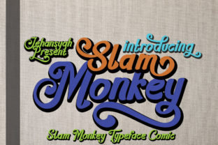 Slam Monkey: A Playful Handwritten Font for Editorial Design