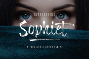 Sophiet: A Bold Script Font for Editorial Design