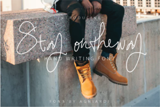 Stay Ontheway: A Script Font for Modern Campaigns