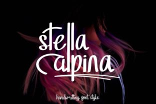 Stella Alpina: A Handwritten Font for Bold Campaigns