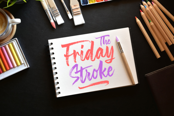 The Friday Stroke: A Handwritten Font for Editorial Design