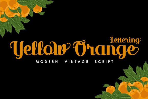 Yellow Orange: A Handwritten Font for Makers